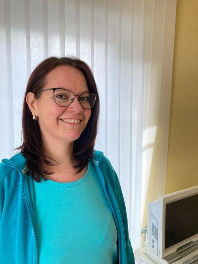 Frau Schaupp, med. Fachangestellte der Praxis Dr. Beate Langosch-Sinz, Eppingen - Kleingartach